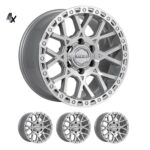 Silverado/Sierra/Yukon (17X9) 4x FULL MACHINED CRAWLER WHEELS (6/139) +12 OFFSET