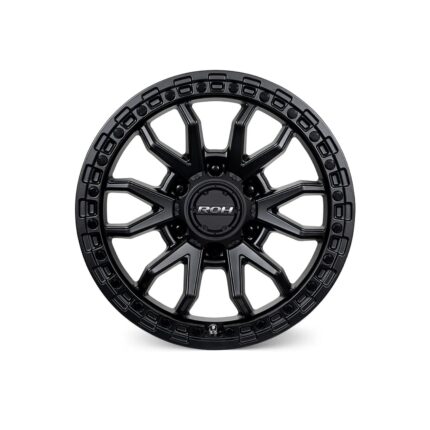 ROH Wheels Raid Matt Black Wheels - 17x9 Offset +12 PCD 6x139.7