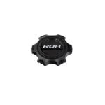 6 STUD CAP SHORT 20MM BLACK RIM CAP