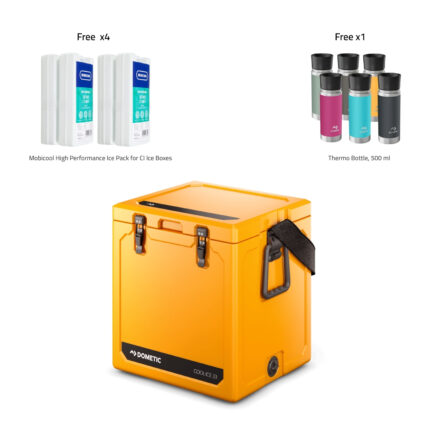 Dometic Cool-Ice WCI 33 + MOBICOOL ICEPACK 220G + Thermo bottle, 500 ml