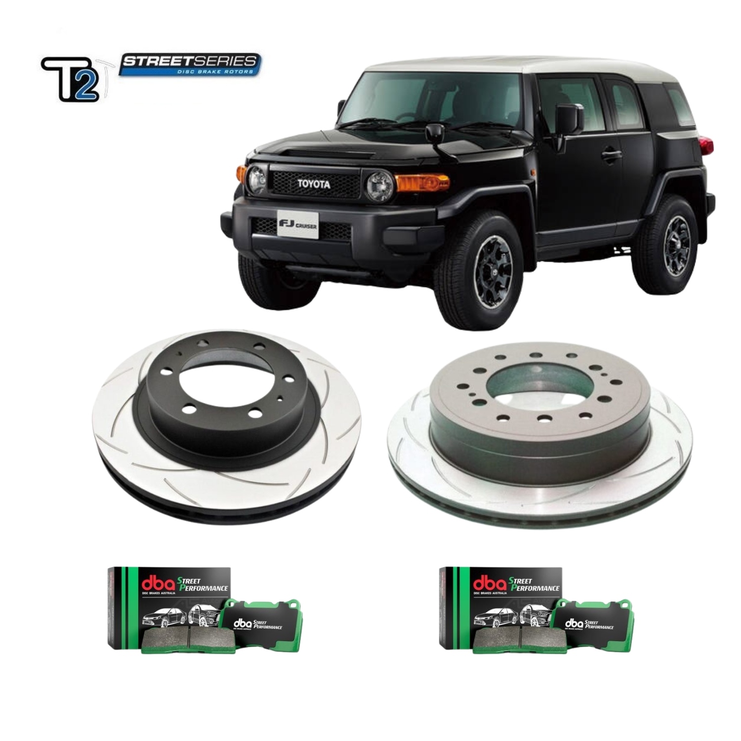 T2 - FJBrake Upgrade Kit FJ T2 Street Series Disc Brake Upgrade Kit - Image 1