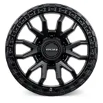 ROH Wheels Raid Matt Black Wheels - 18x9 Offset +12 PCD 6x135 - Image 2