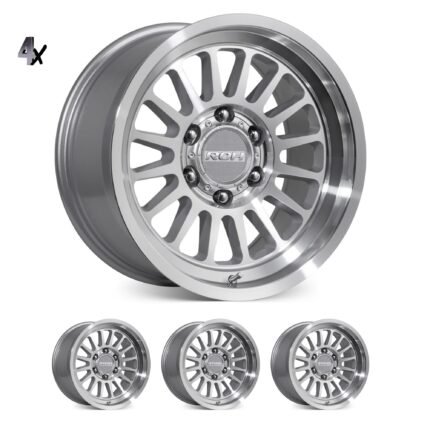 SILVERADO / SIERRA 1500 (17X9) 4x APOLLO MACHINED WHEELS (6/139) LITEFORGED +12 OFFSET