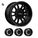 Silverado/Sierra/Yukon (17X9) 4x MATT BLACK ARC WHEELS (6/139) LITEFORGED +12 OFFSET