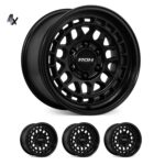 Silverado/Sierra/Yukon (17X9) 4x MATT BLACK LOTUS WHEELS (6/139) LITEFORGED +12 OFFSET