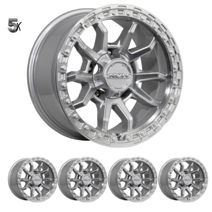 LC71/LC76/LC78/LC79 (17X9) RAID 5 Machined 5x ALLOY WHEELS (5/150) -12 / -59