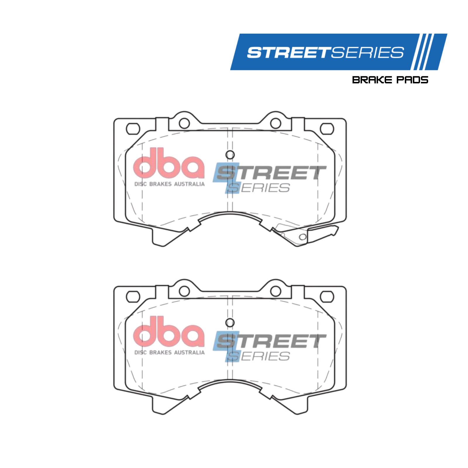 DB1838SS Front Street Series Brake Pads - Image 1
