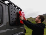 Front Runner Jeep Wrangler JLU 4 Door Exterior Rear Window Molle Panel Kit (LHS / RHS) - Image 9