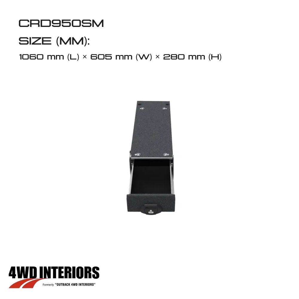 CRD950SM(2) CRD950SM - SINGLE DRAWER MODULE WITH FIXED FLOOR SUIT WAGONS - Image 1