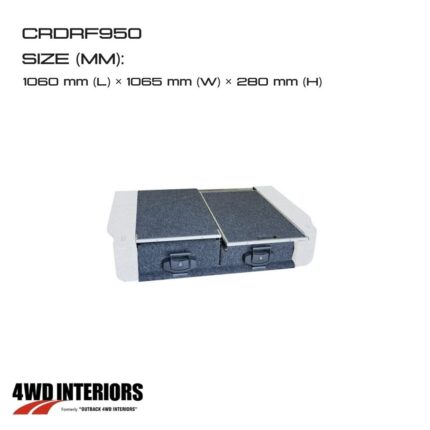 ROLLER DRAWER (106x106.5x28CM)