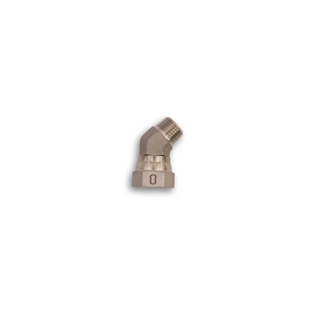 IACBHF023 Air Compressor Braided Hose Fitting 45 Degree - Image 1