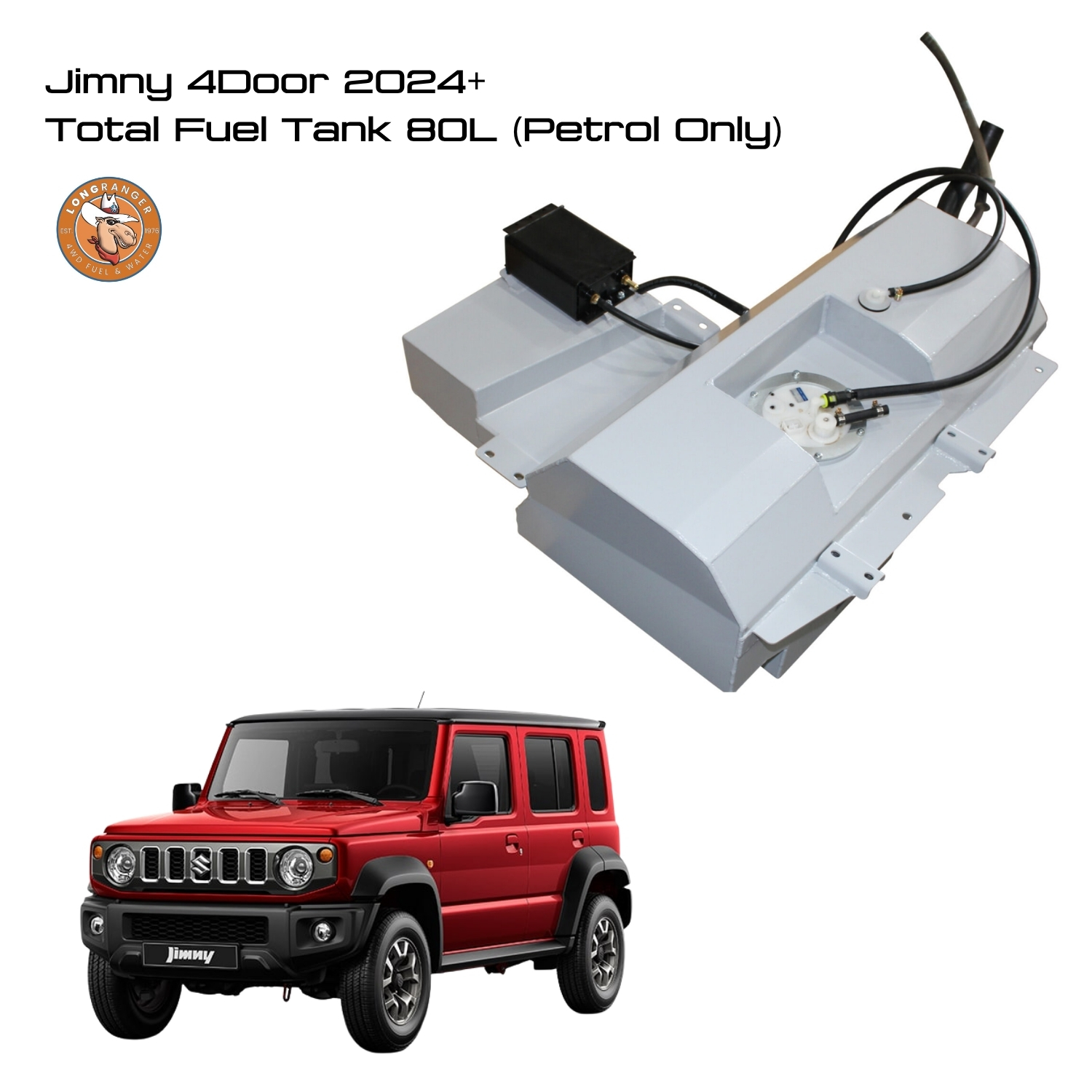 Jimny 4Door 2024+ Total Fuel Tank 80L (Petrol Only) Jimny 4Door 2024+ Total Fuel Tank 80L (Petrol Only) - Image 1
