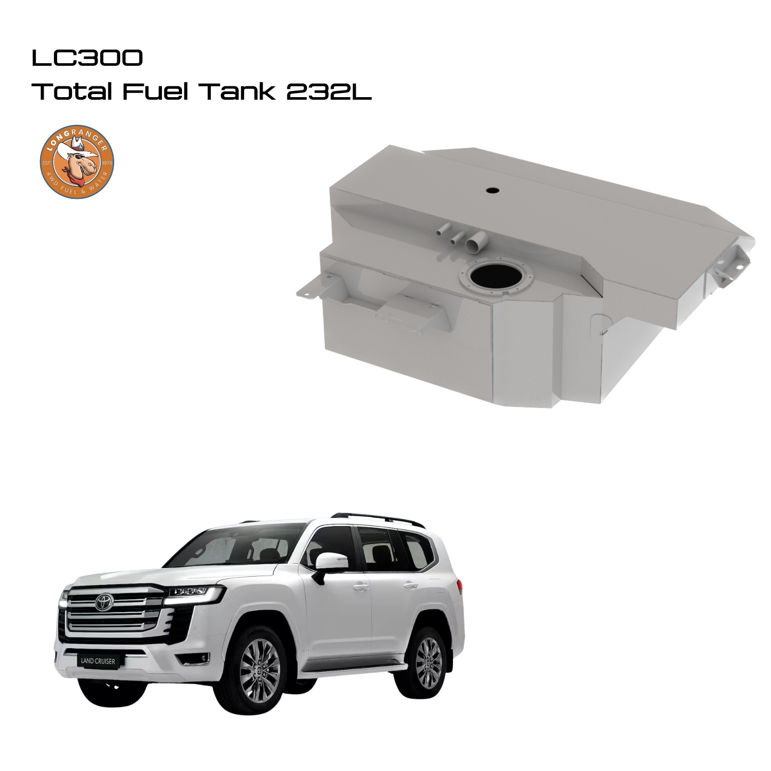 LC300 Total Fuel Tank 232L (Diesel Only) LC300 Total Fuel Tank 232L - Image 1