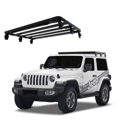 WRANGLER JL 2 DOOR (2018-CURRENT) SLIMLINE II 1/2 ROOF RACK KIT - KRJW026T