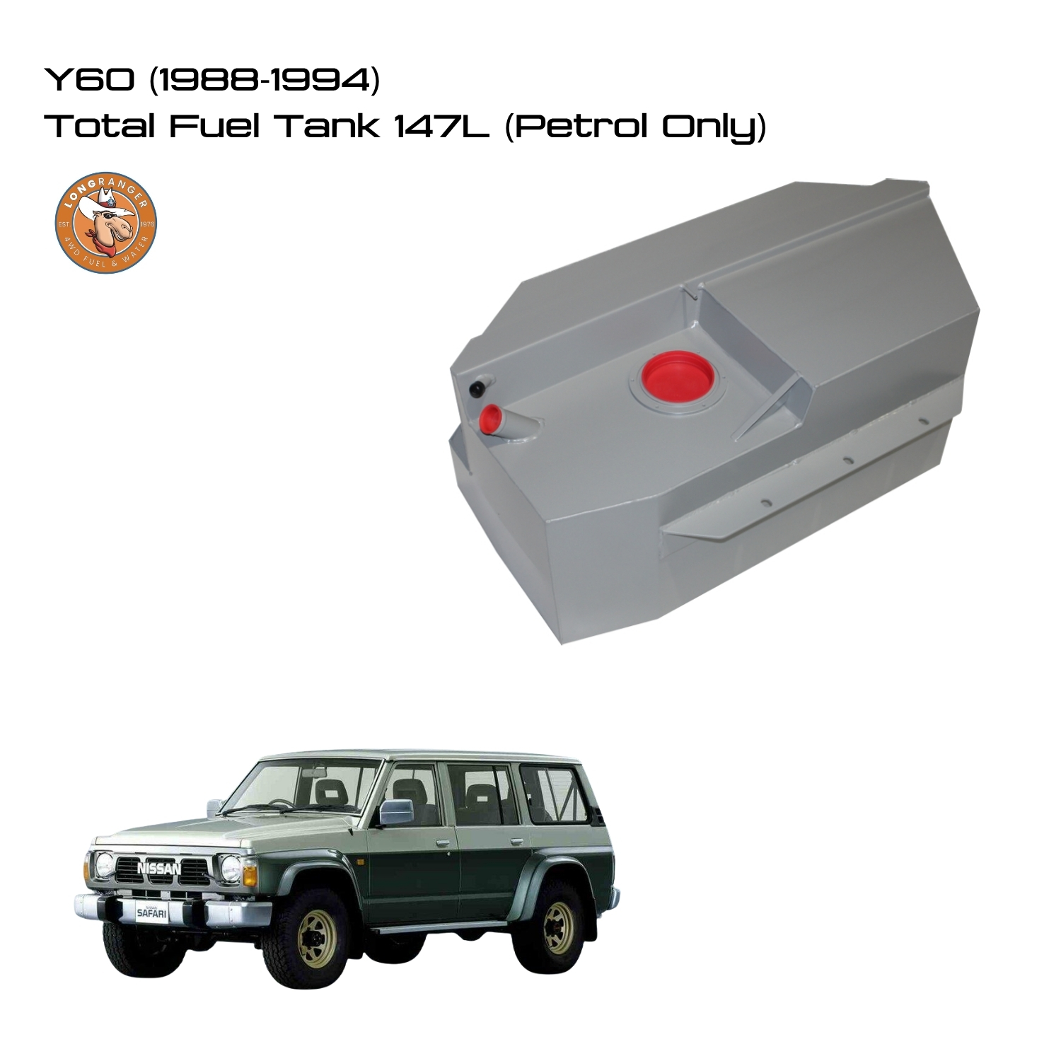 Y60 (1988-1994) Total Fuel Tank 147L (Petrol Only) Y60 (1988-1994) Total Fuel Tank 147L (Petrol Only) - Image 1