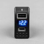 Rocker Switch USB C / USB A / Volt Meter - Image 2