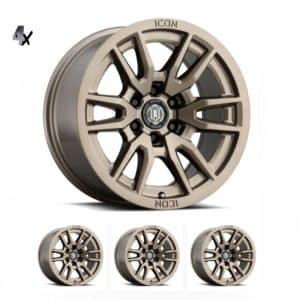 SILVERADO/SUBURBAN/SIERRA 1500 (17×8.50) 4x VECTOR6 BRONZE 6×5.5″ (0 OFFSET)
