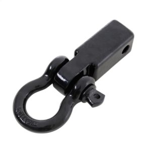 2-inch Receiver Mounted D-Ring Shackle (Black)