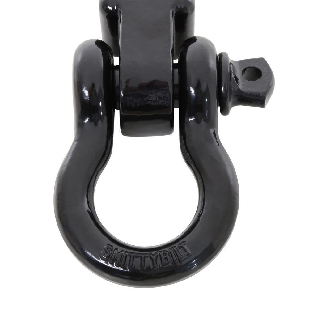 2-inch Receiver Mounted D-Ring Shackle (Black)