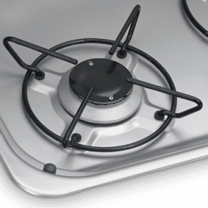 DOMETIC TWO-BURNER GAS HOB WITH GLASS LID