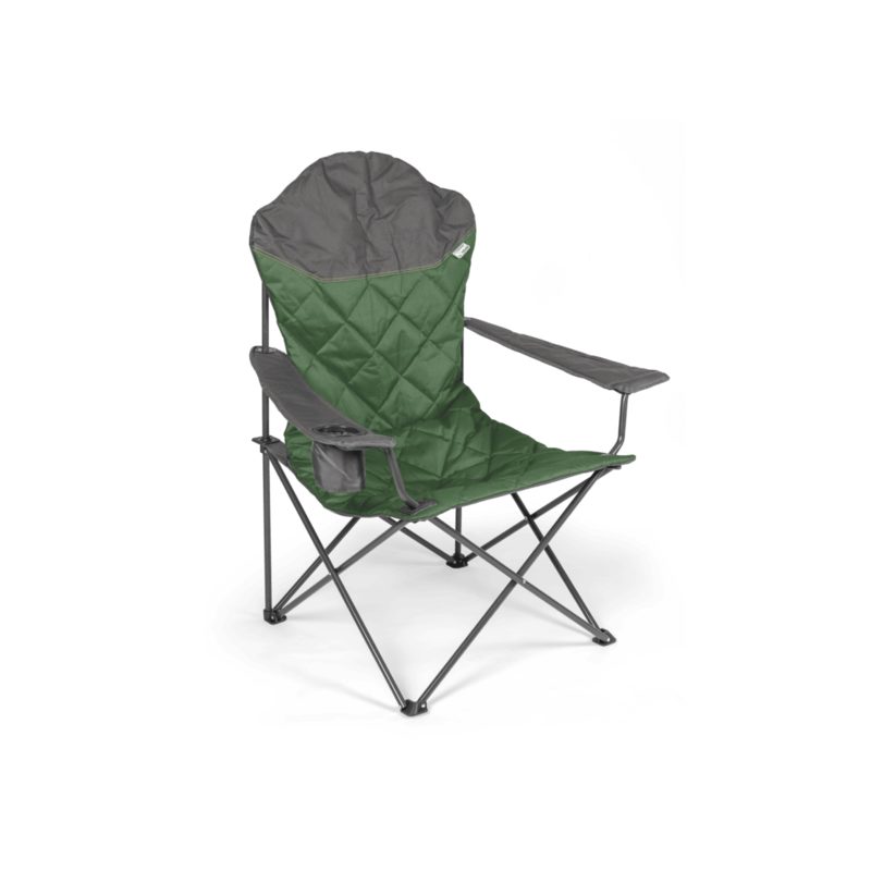 Kampa XL High Back Folding camping hi-back chair, Fern
