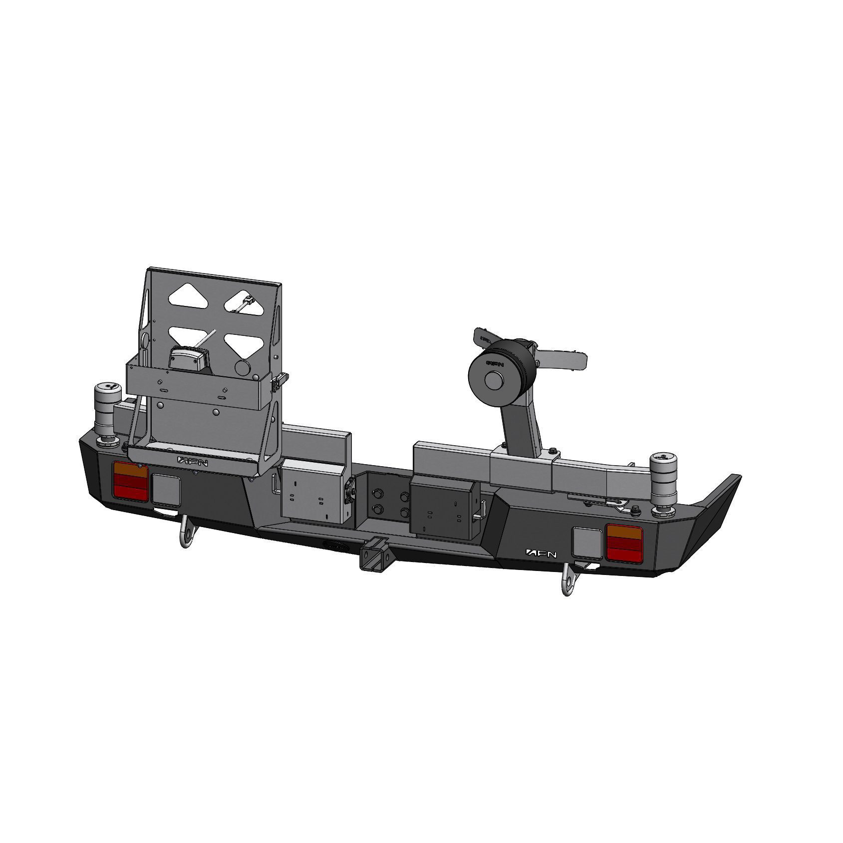 LC78 Rear bumper with Provision Towing hook