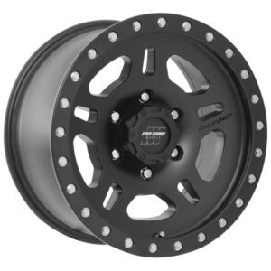 VICTORY 6×5.5″ / 17×8.50 SATIN BLACK WITH RED TINT