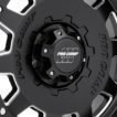 Pro Comp 60 Series Hammer, 17x9 Wheel with 6x5.5 Bolt Pattern - Satin Black Milled - Image 3