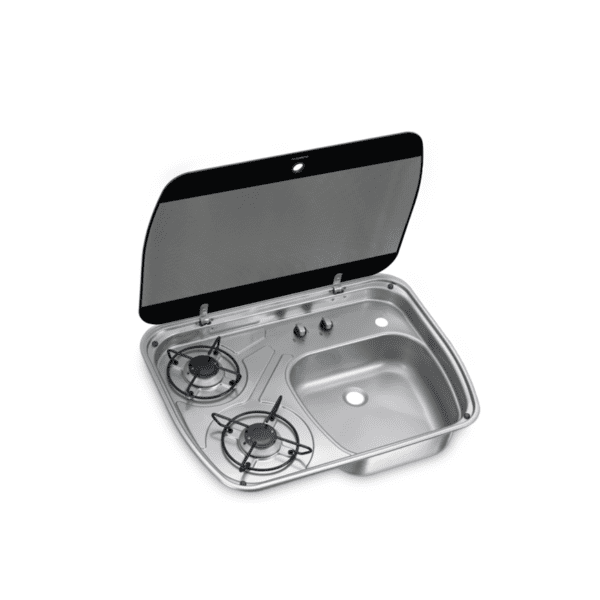 DOMETIC TWO-BURNER HOB AND SINK COMBINATION