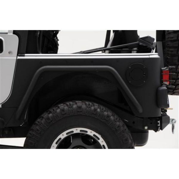 Jeep Wrangler TJ Gas Hatch (Black Aluminum)