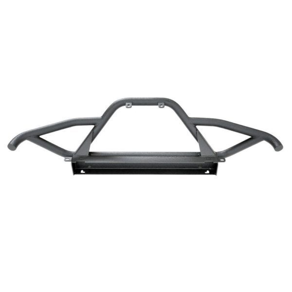 Jeep Wrangler TJ/YJ SRC Front Grille Guard Bumper with D-ring Mounts (Black)