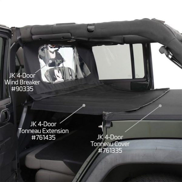 Jeep Wrangler JK 4 Dr Outback Wind Breaker (Black Diamond)