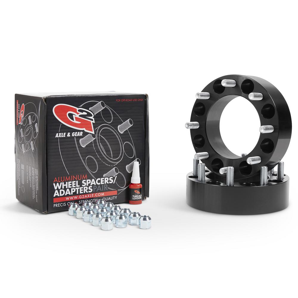 FORD F250/F350 G2 8x170mm Ford Bolt Pattern with 2″ Wheel Spacers (Black)