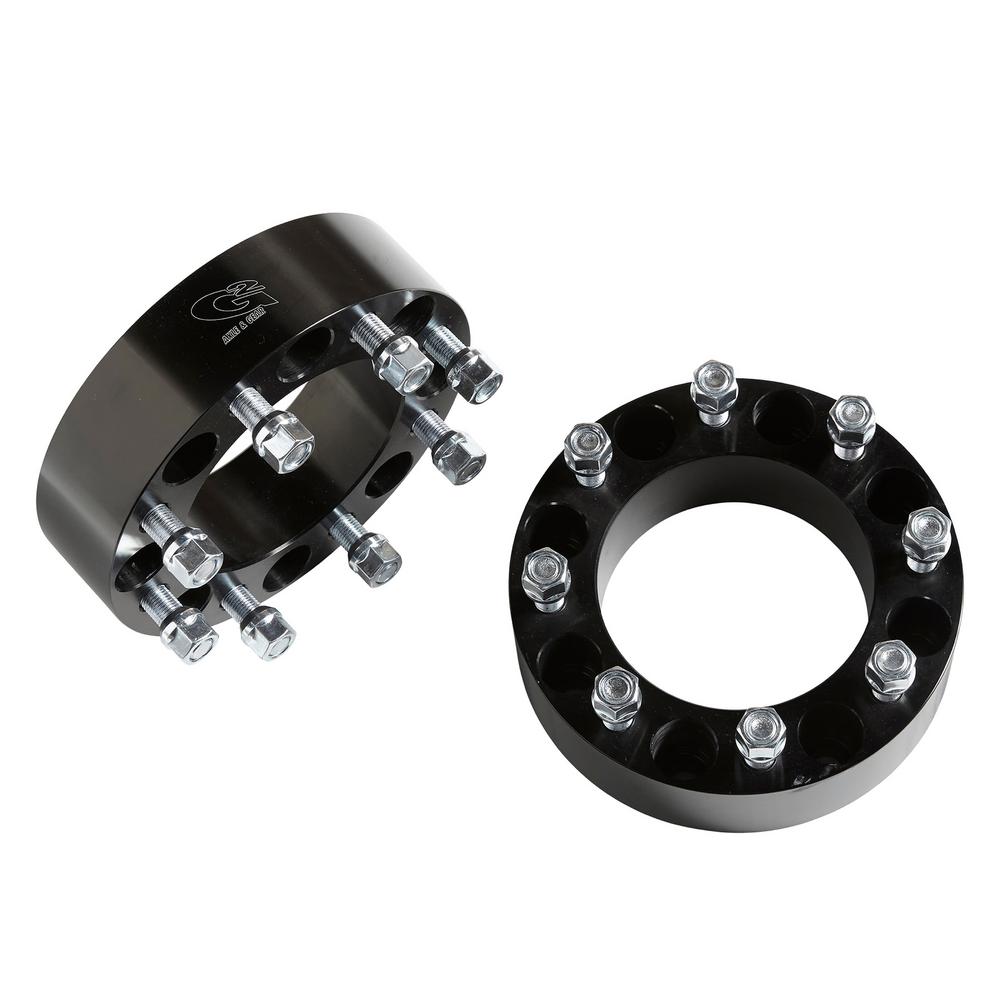 FORD F250/F350 G2 8x170mm Ford Bolt Pattern with 2″ Wheel Spacers (Black)