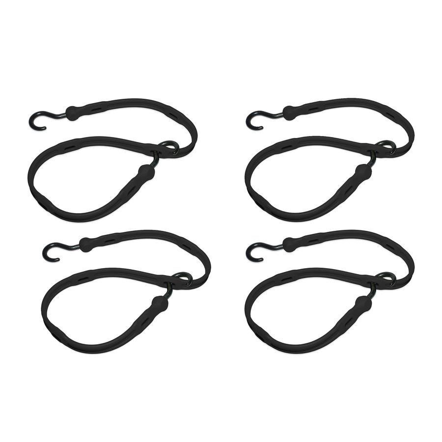 36″ ADJUST-A-STRAP 4PCS BLACK-THE PERFECT BUNGEE