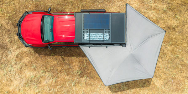 DELTAWING 270° AWNING with bracket + storage bag + led with dimmer