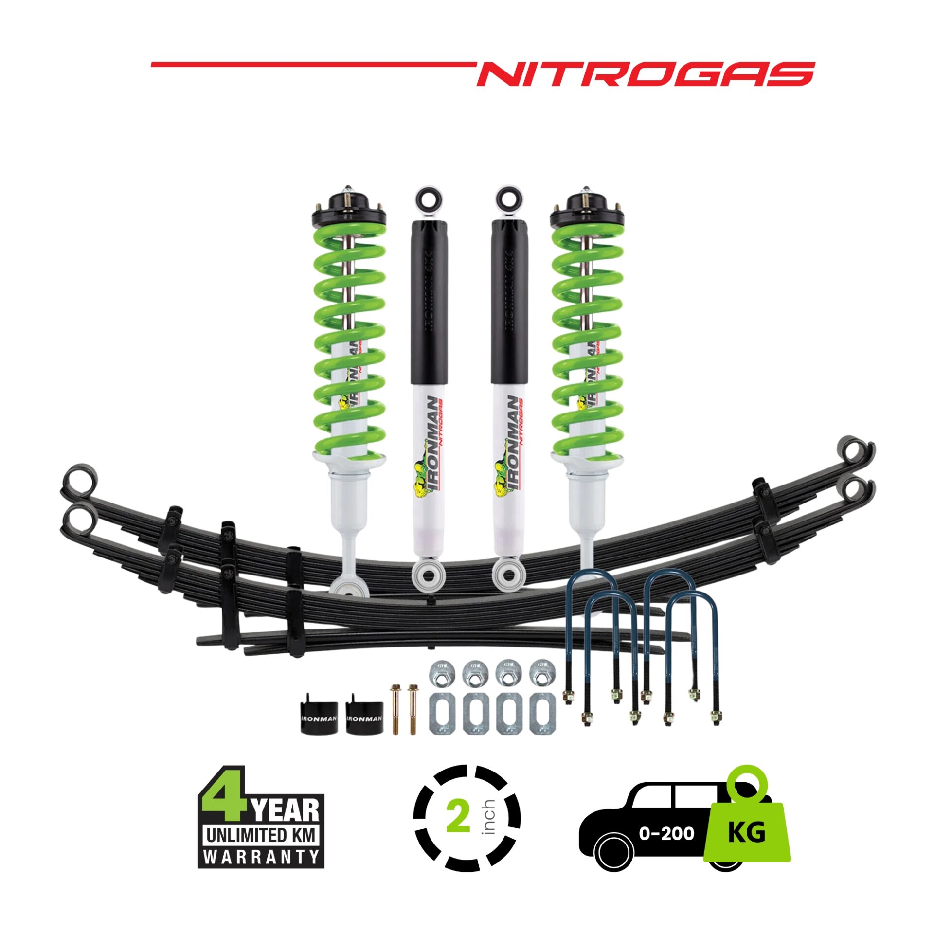 F-150 2 Inch Nitrogas Kit – 0-200 Medium