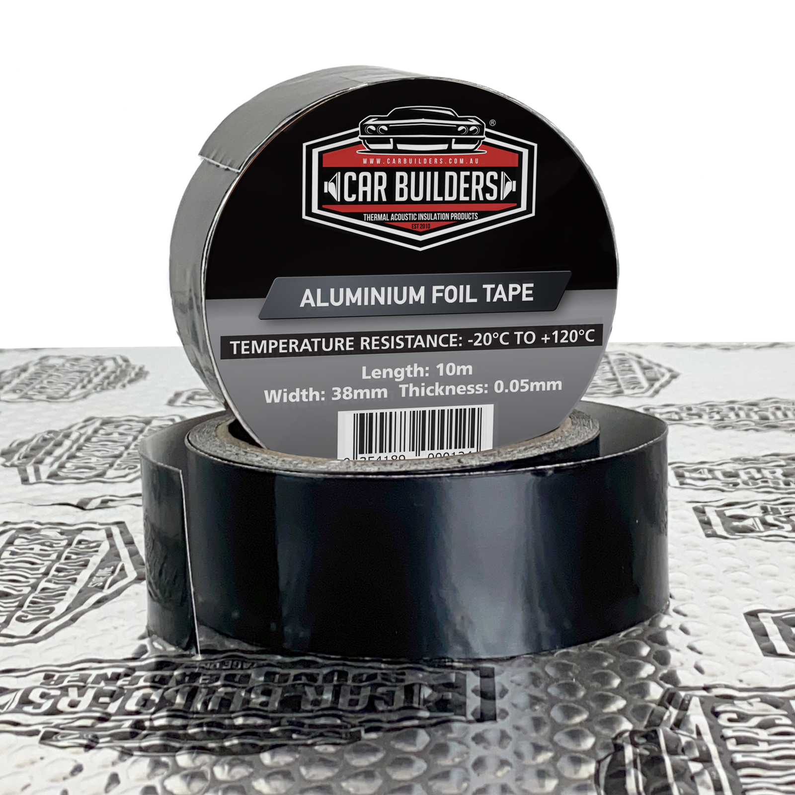 Aluminium Foil Tape, Black