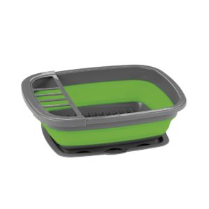 COLLAPSIBLE DISH RACK WITH DRAIN TRAY – 8.5L