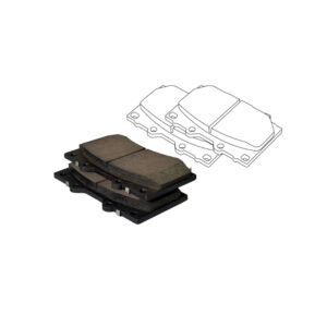 LC300 2021+ Rear Kevlar Ceramic Brake Pads