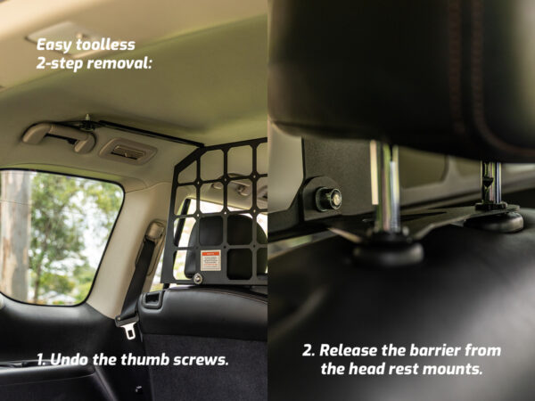 Light Cargo & Pet Barrier to suit Nissan Patrol Y62