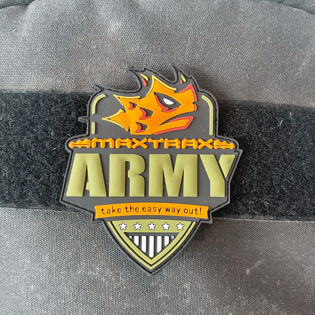 MAXTRAX Army Logo Velcro Morale Patch