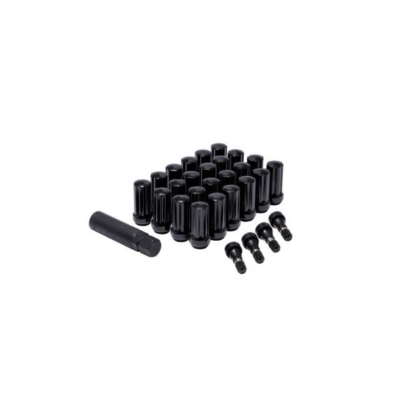 Pro Comp 24-Piece 14×1.5 Lug Nut Kit (Black)