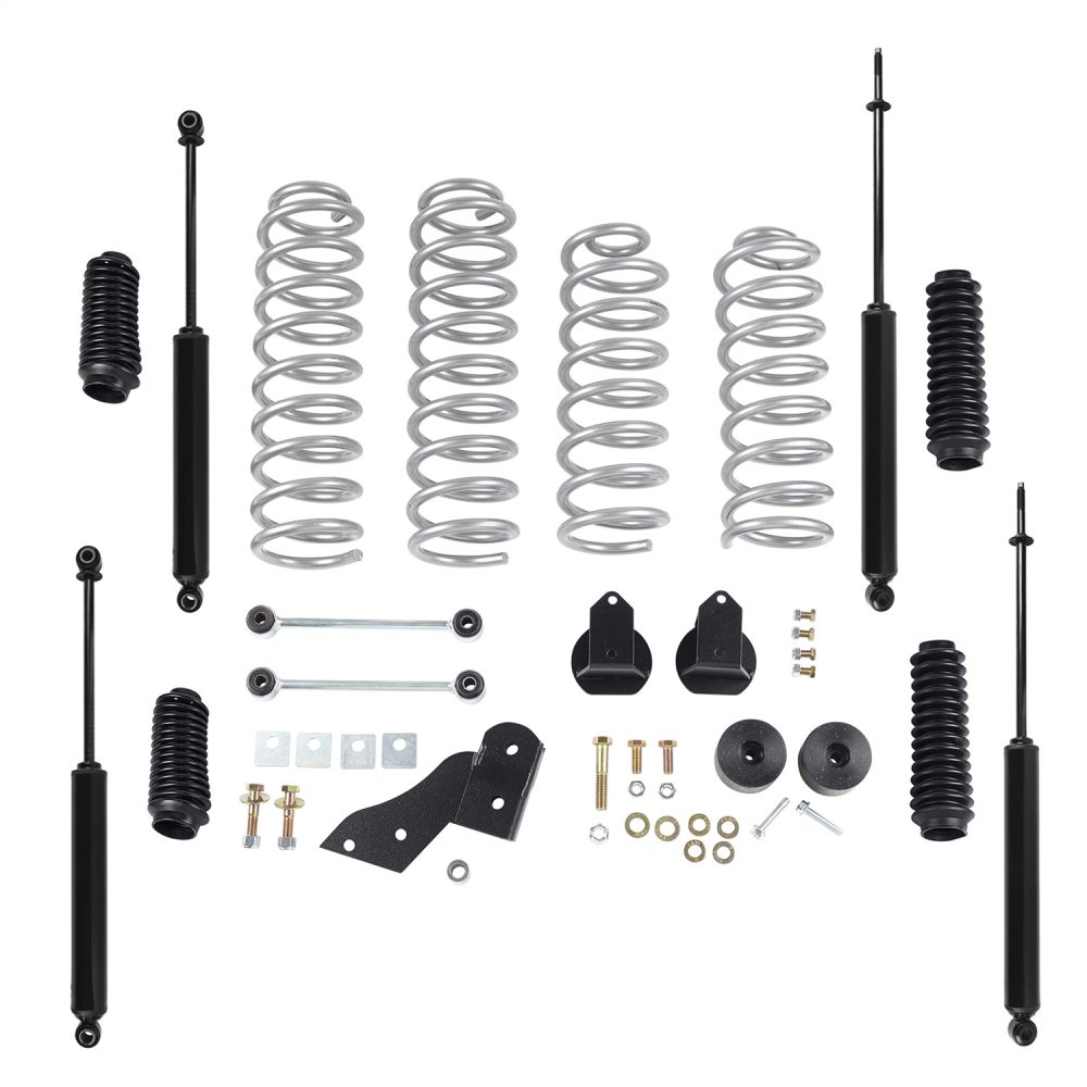 JEEP WRANGLER JK 4 dr Rubicon Express 2.5 Inch Standard Coil Lift Kit with Twin Tube Shocks