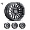 (17x8.5) 4x RECON SLX SATIN BLACK 6x5.5 (0 OFFSET)