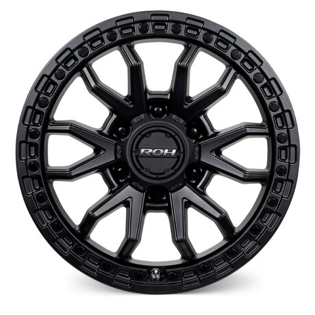 Prado 250 (17X9) RAID MATT BLACK GRAPHITE 4x ALLOY WHEELS (6/139) +35
