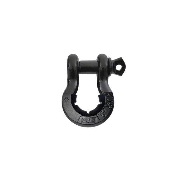 3/4-INCH D-RING SHACKLE WITH ISOLATOR (BLACK)
