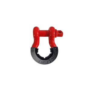 3/4-INCH D-RING SHACKLE WITH ISOLATOR (RED)