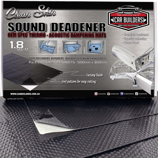 Sound Deadener – Stage-1-1Box-1.8Sq/m – Black