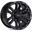 Prado 250 (17X8) 5x MATT BLACK VAPOUR WHEELS (6/139.7) +30 OFFSET - Image 2
